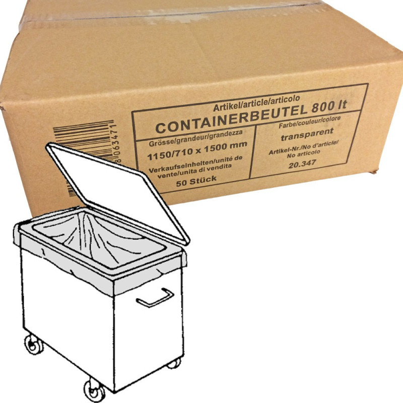 Container-Einlagebeutel 800 Liter (Kart. à 50 Stk.)