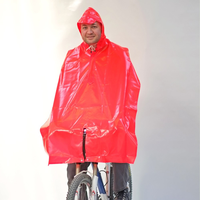 Radfahrer-Regenschutz mit Lampenschlitz (505 Sch)