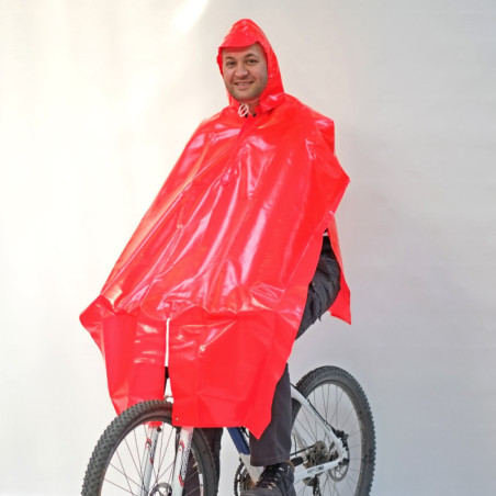 Rollerfahrer-Regenschutz mit Lampenschlitz (520 Sch)