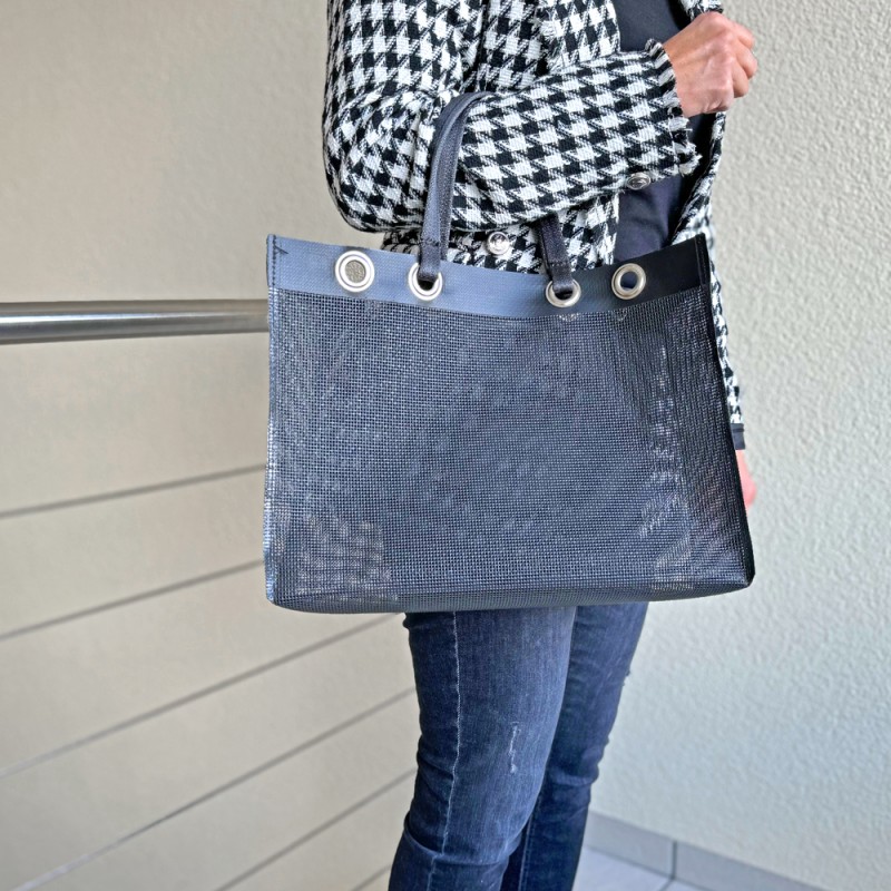 Shopper Netzblachen-Tasche