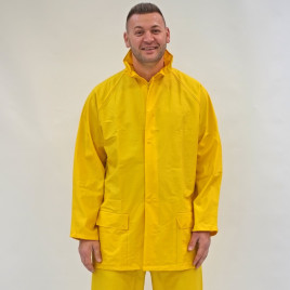 Regenschutzjacke gelb (wasserdicht)